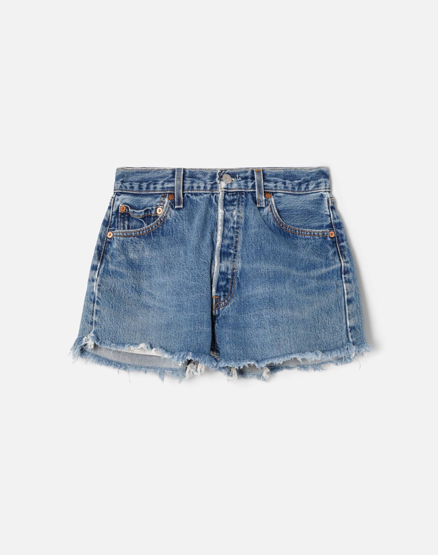 80s Levi's 501 Cutoff Shirts Raw Hem - #16 sold by Re/Done