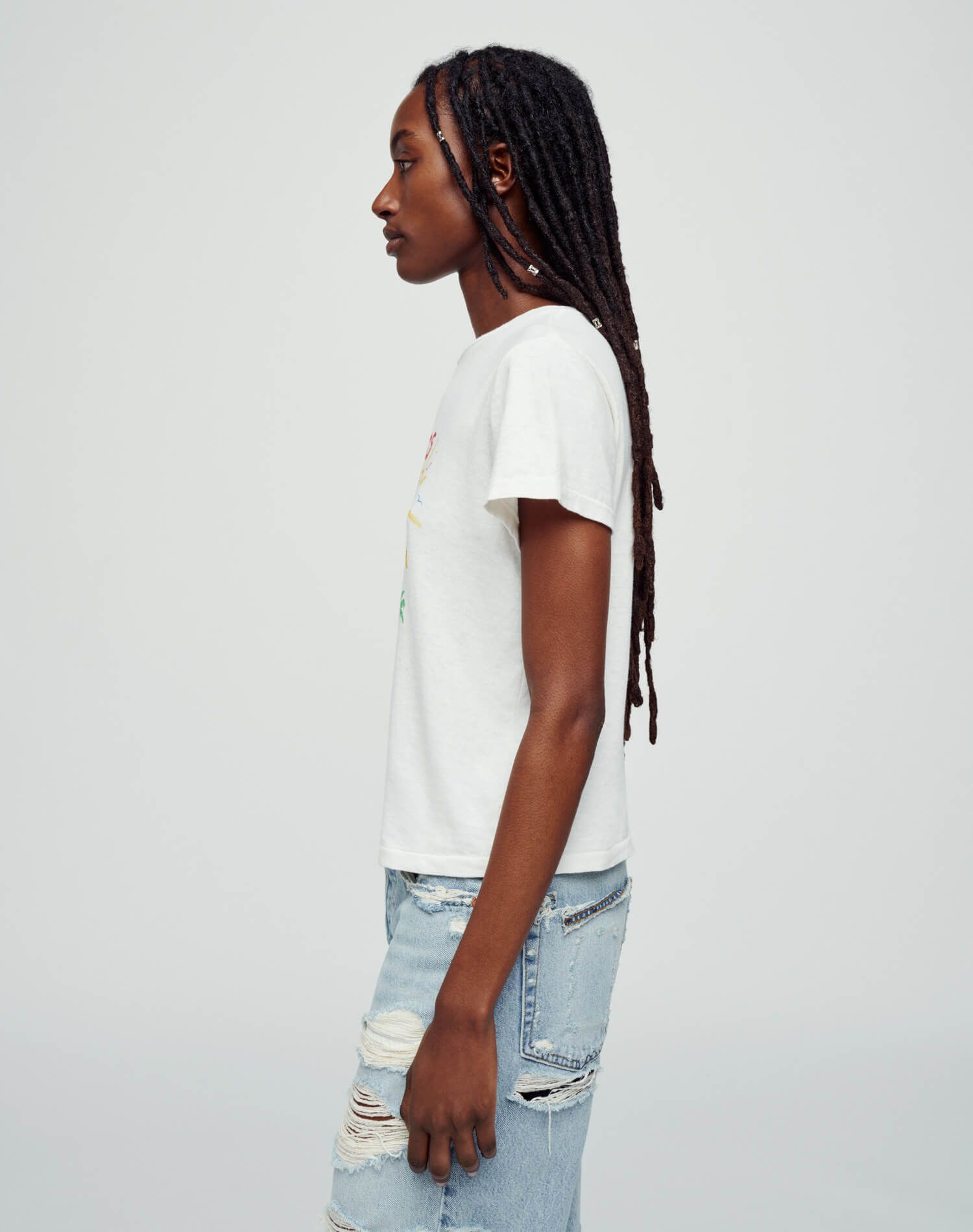 Classic "Surfer's Paradise" Tee - Vintage White sold by Re/Done product image thumbnail 4