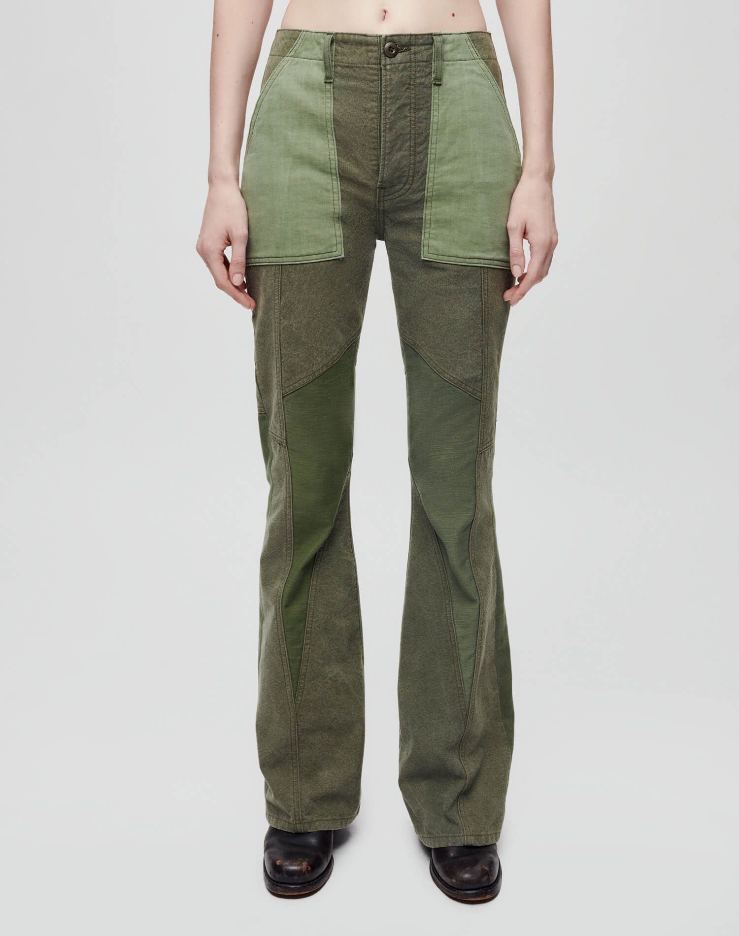Upcycle Military Trouser - Bayleaf Multi sold by Re/Done product image thumbnail 2