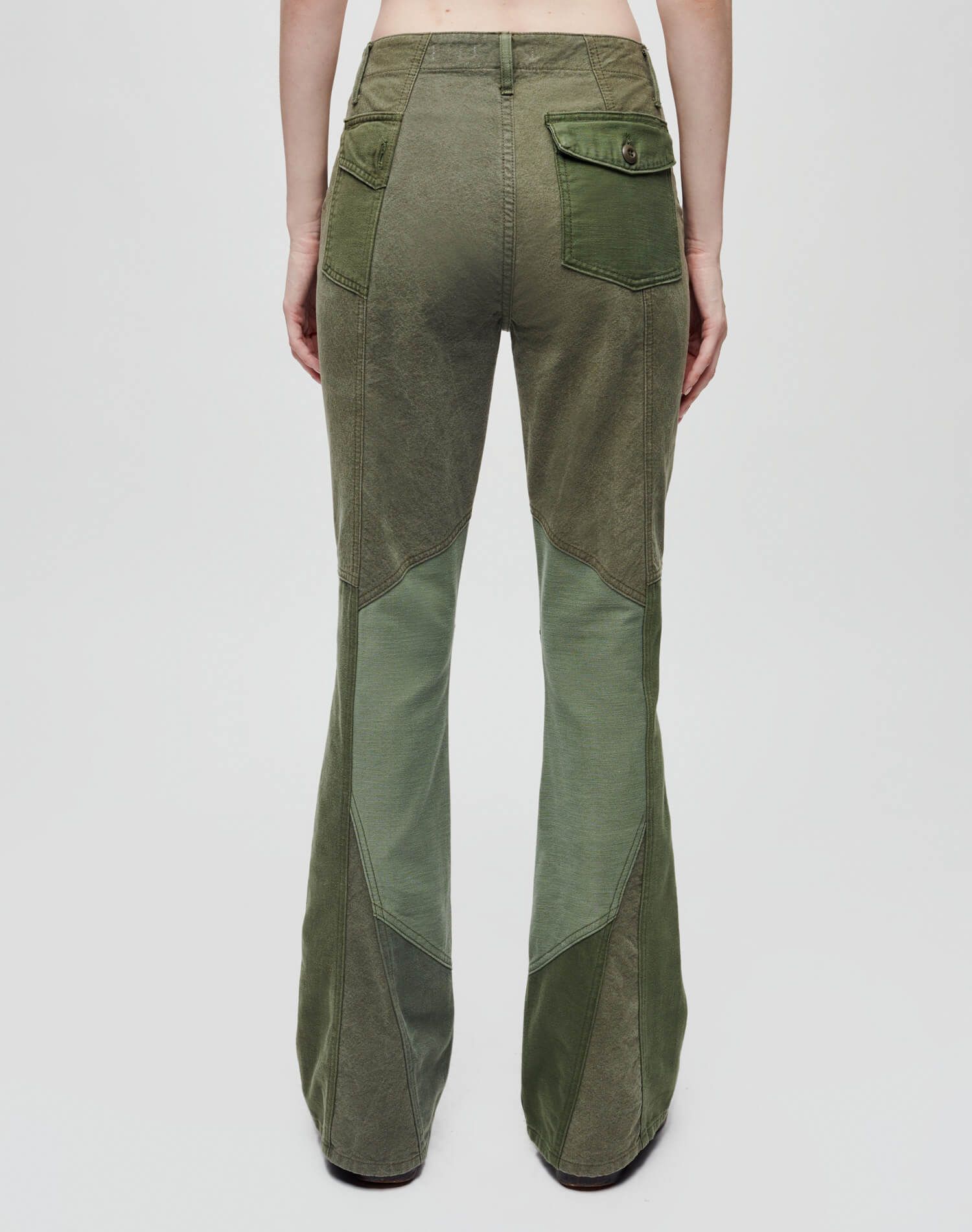 Upcycle Military Trouser - Bayleaf Multi sold by Re/Done product image thumbnail 4