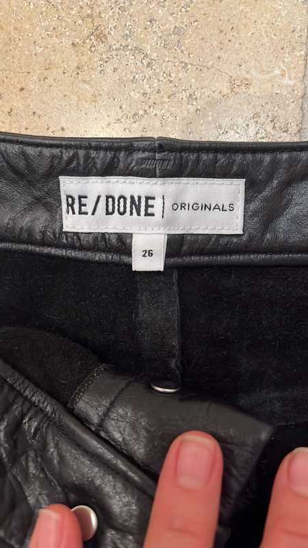 Leather Shorts sold by Re/Done product image thumbnail 2