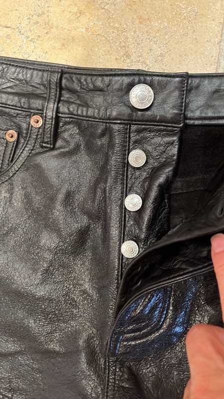 Leather Shorts sold by Re/Done product image thumbnail 3
