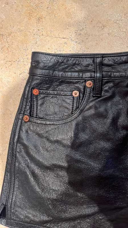 Leather Shorts sold by Re/Done product image thumbnail 4