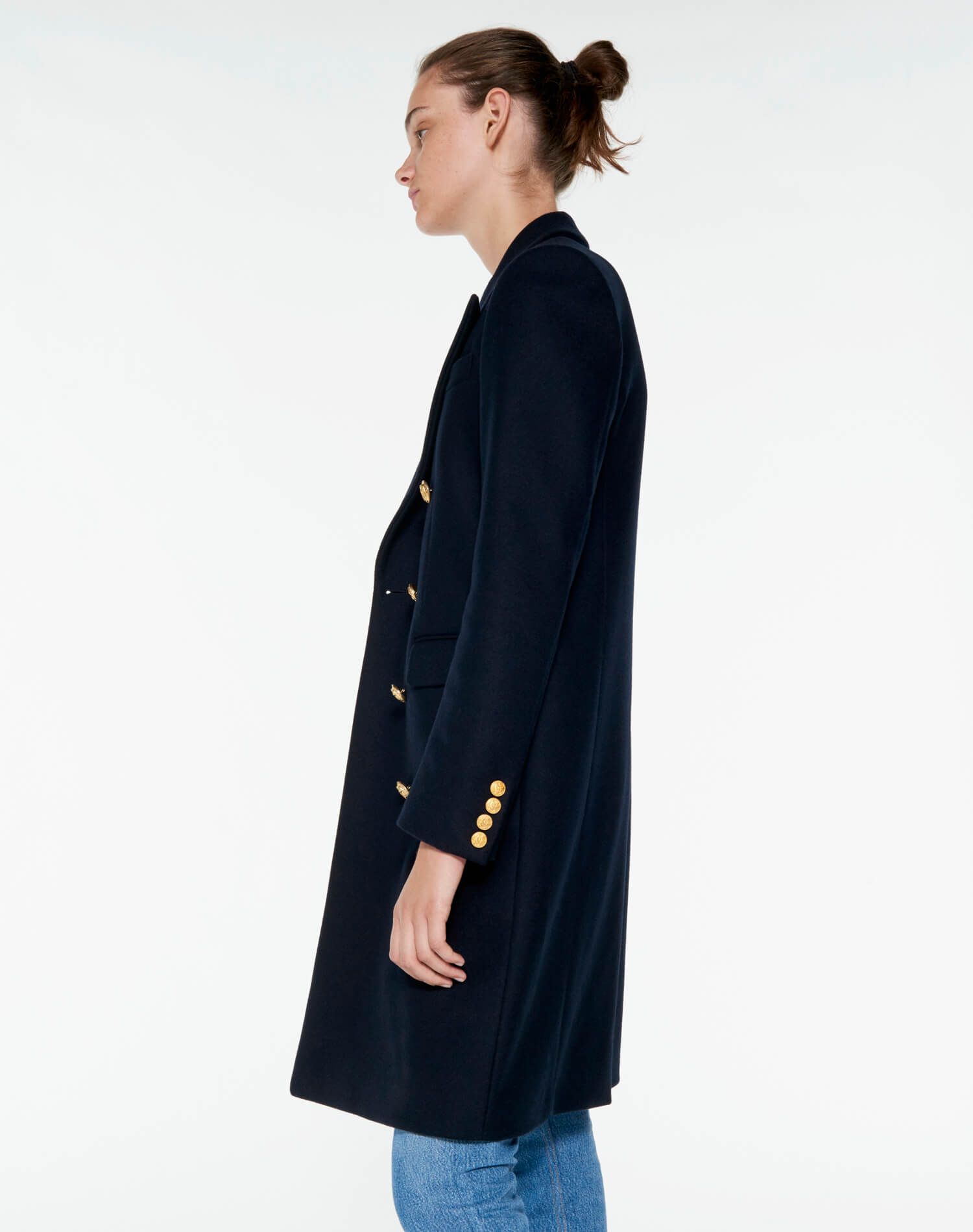 60s Peacoat - Dark Navy sold by Re/Done product image thumbnail 5