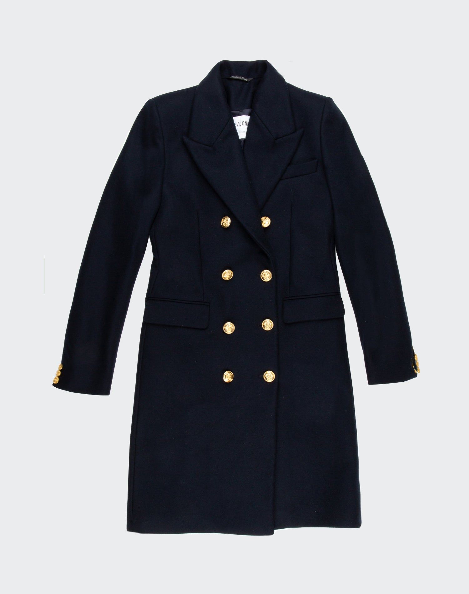 60s Peacoat - Dark Navy sold by Re/Done