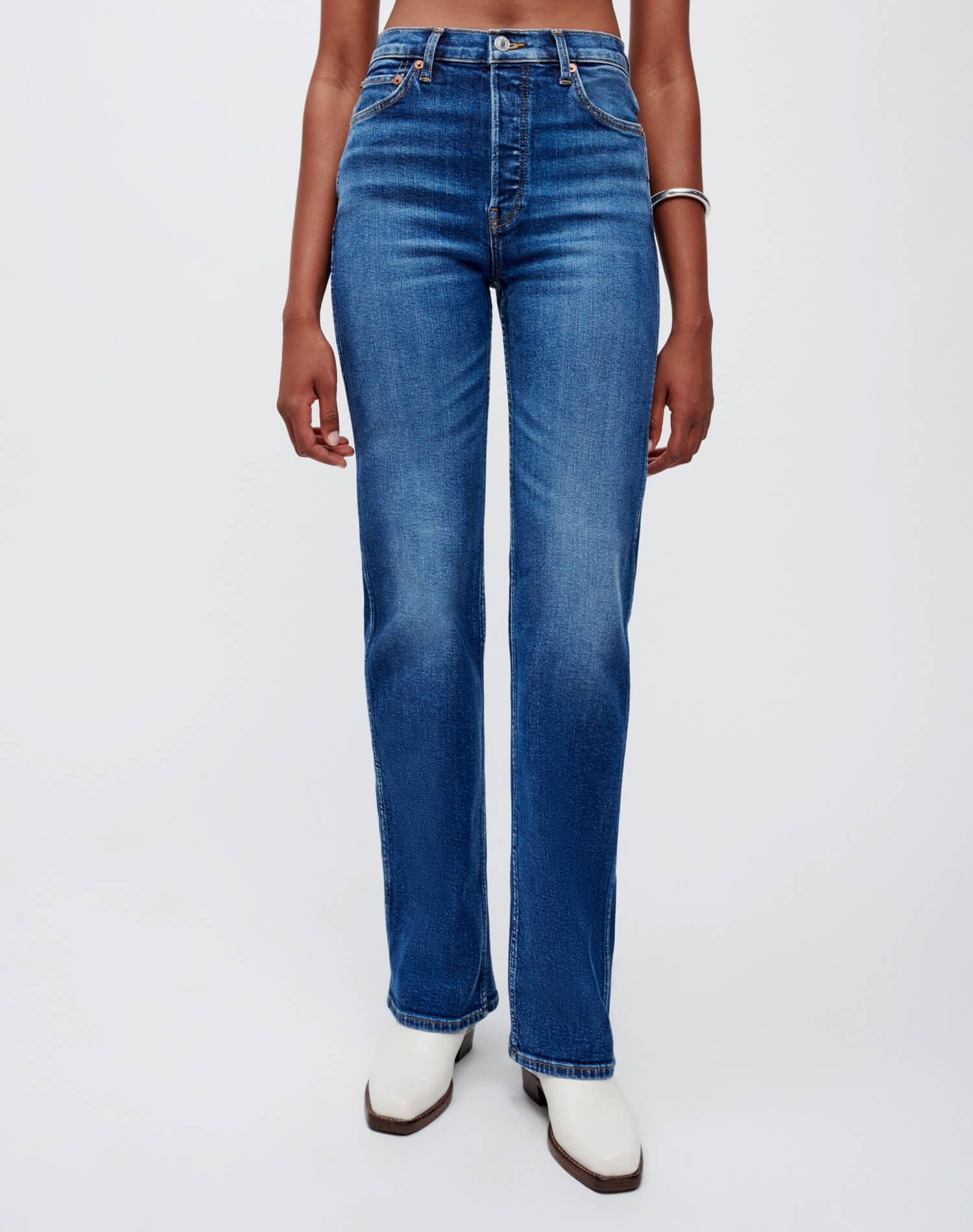 Extra Stretch High Rise Loose - Jetty sold by Re/Done product image thumbnail 5