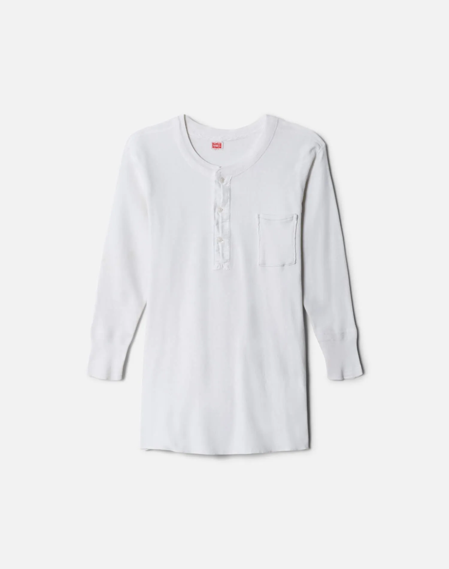 60s Hanes Henley Button Up sold by Re/Done