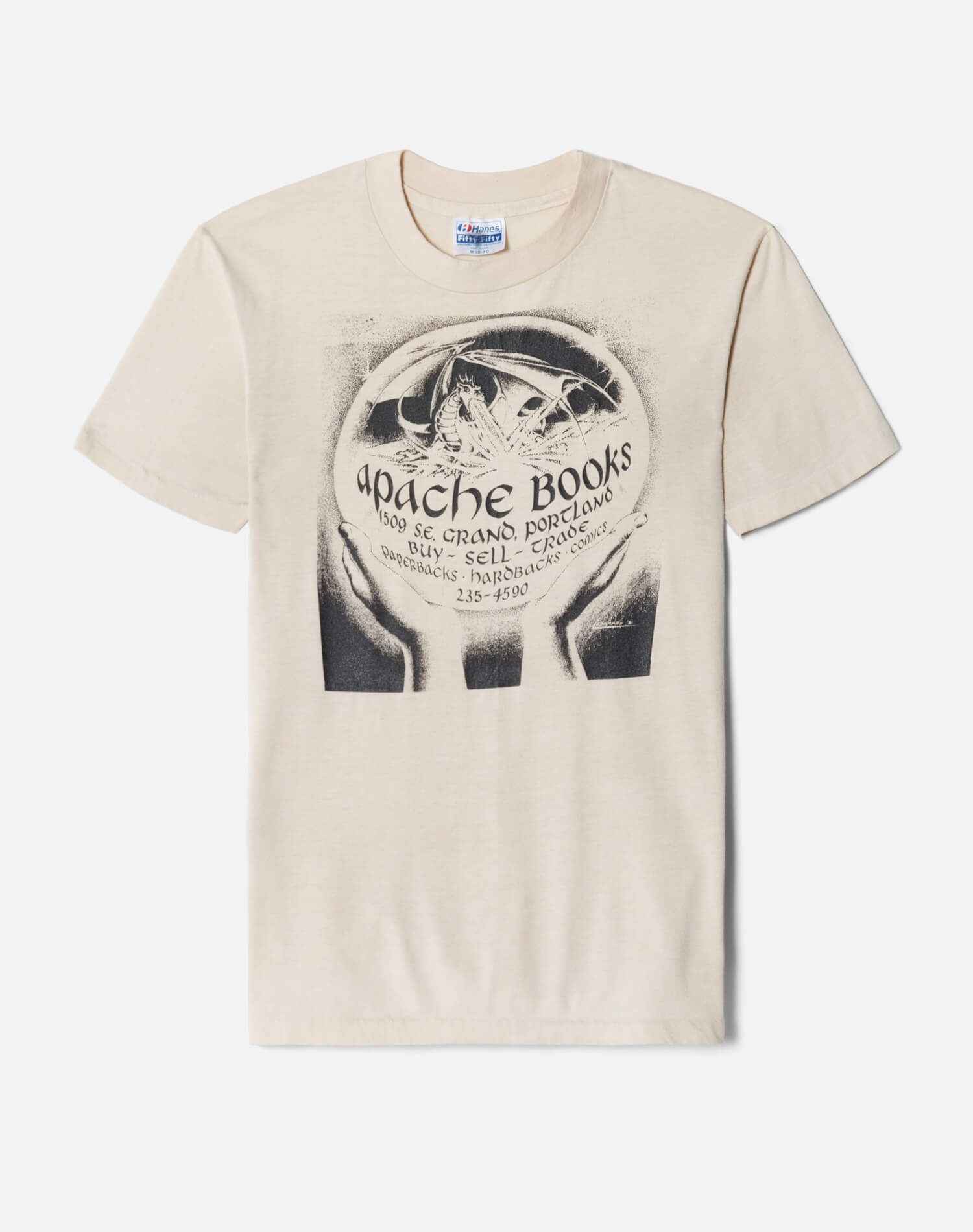 80s Apache Books Portland Tee -#16 sold by Re/Done