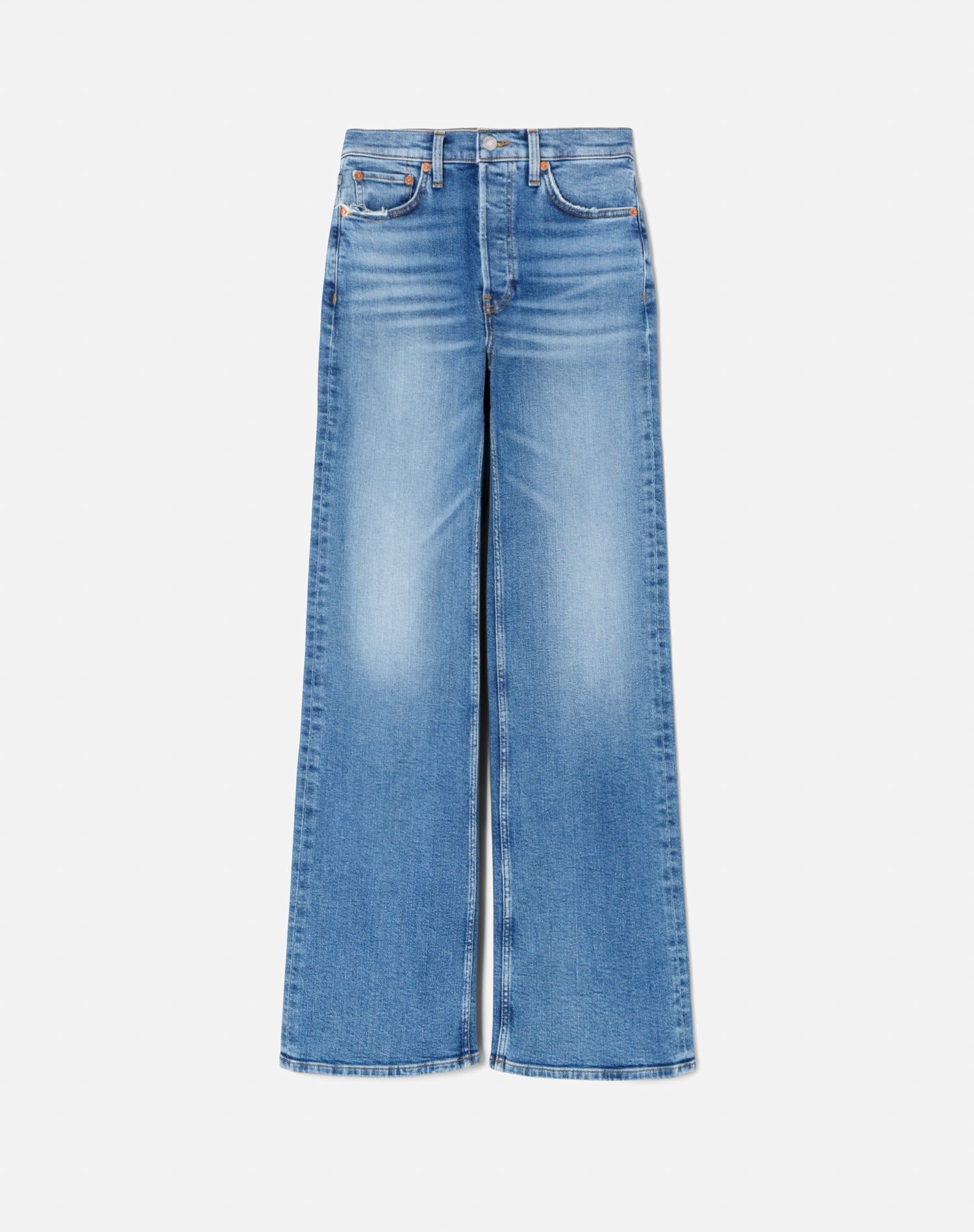 Extra Stretch Ultra High Rise Wide Leg - Indigo Storm sold by Re/Done