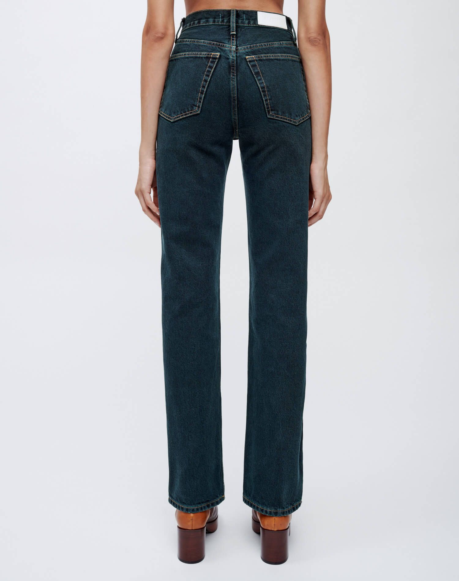 High Rise Loose - Evergreen Dipped sold by Re/Done product image thumbnail 6