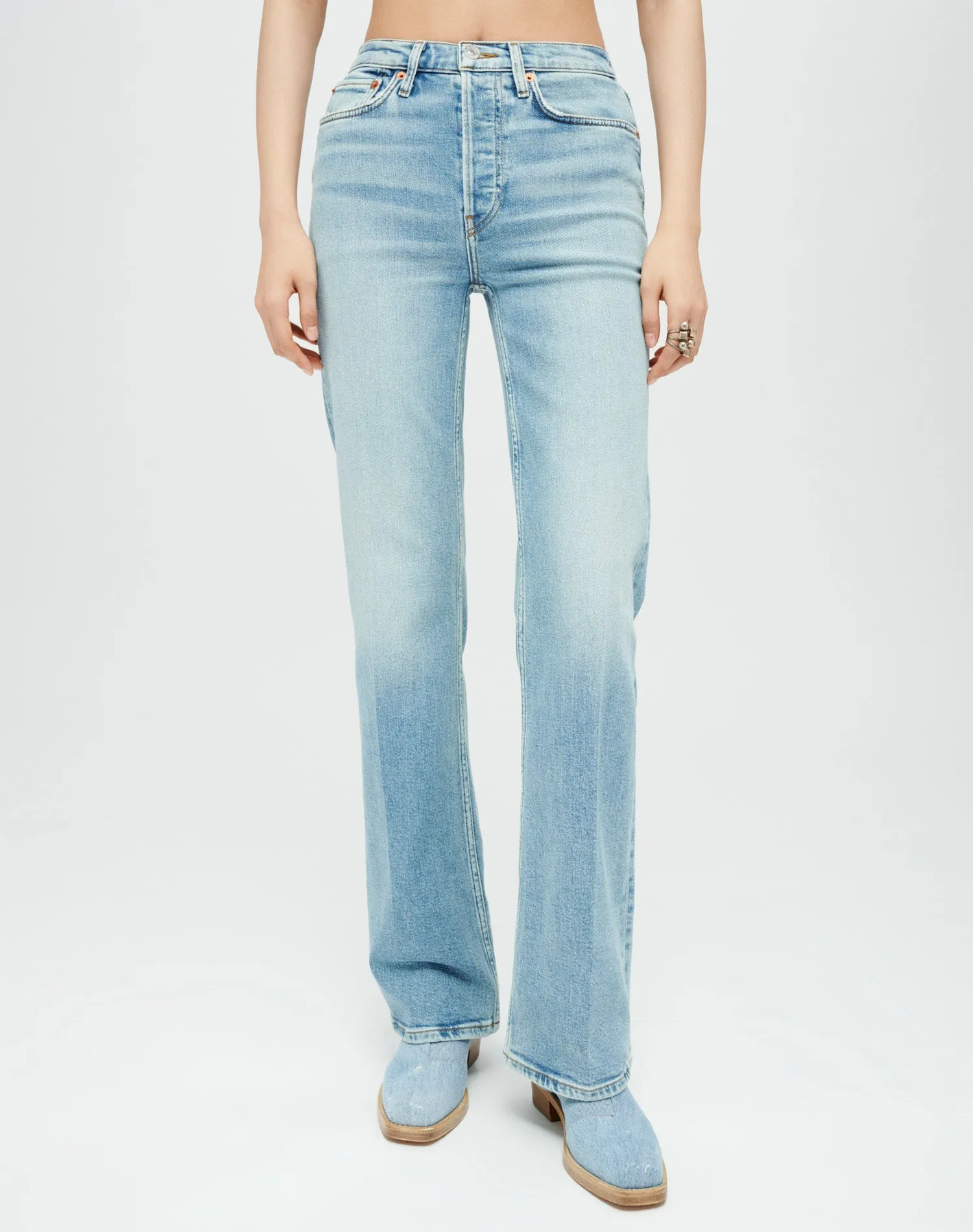 Comfort Stretch 70s Bootcut - Blazed Indigo sold by Re/Done