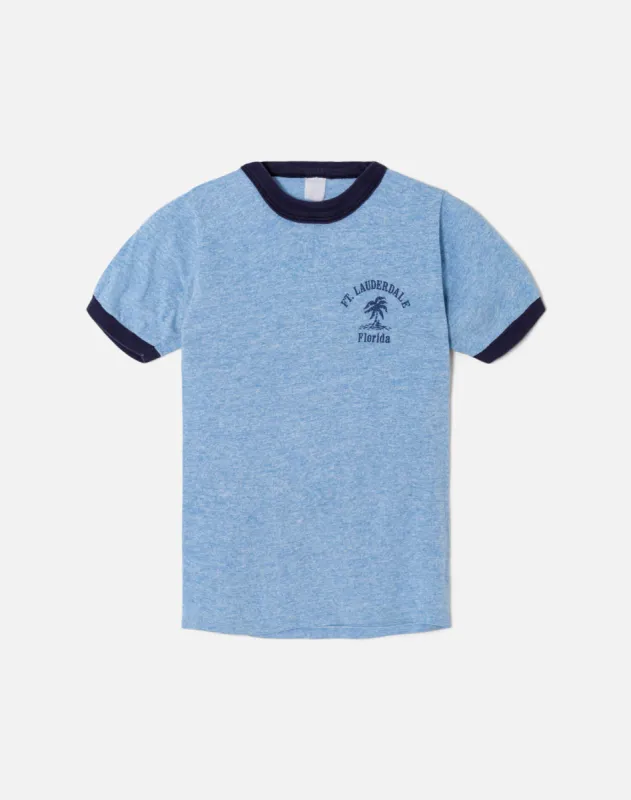 70s Fort Lauderdale Ringer Tee sold by Re/Done
