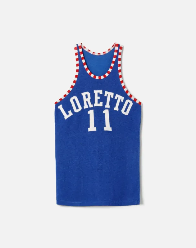 60s Loretto Basketball Tank made by Re/Done
