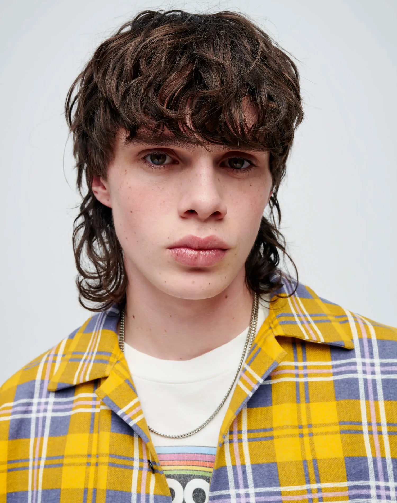 50s Straight Bottom Shirt - Yellow/Purple sold by Re/Done product image thumbnail 5