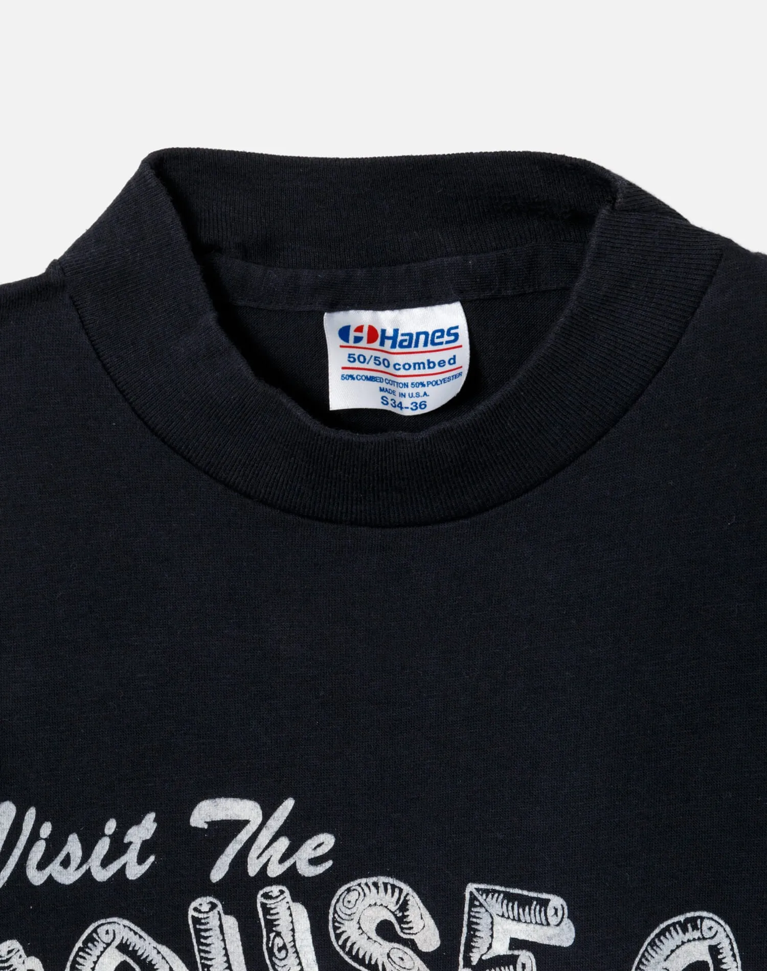 80s Hanes House of Mystery Tee sold by Re/Done product image thumbnail 3