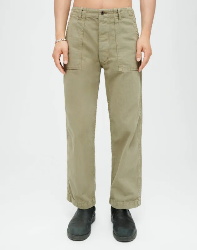 Modern Utility Pant - Dirty Sage made by Re/Done