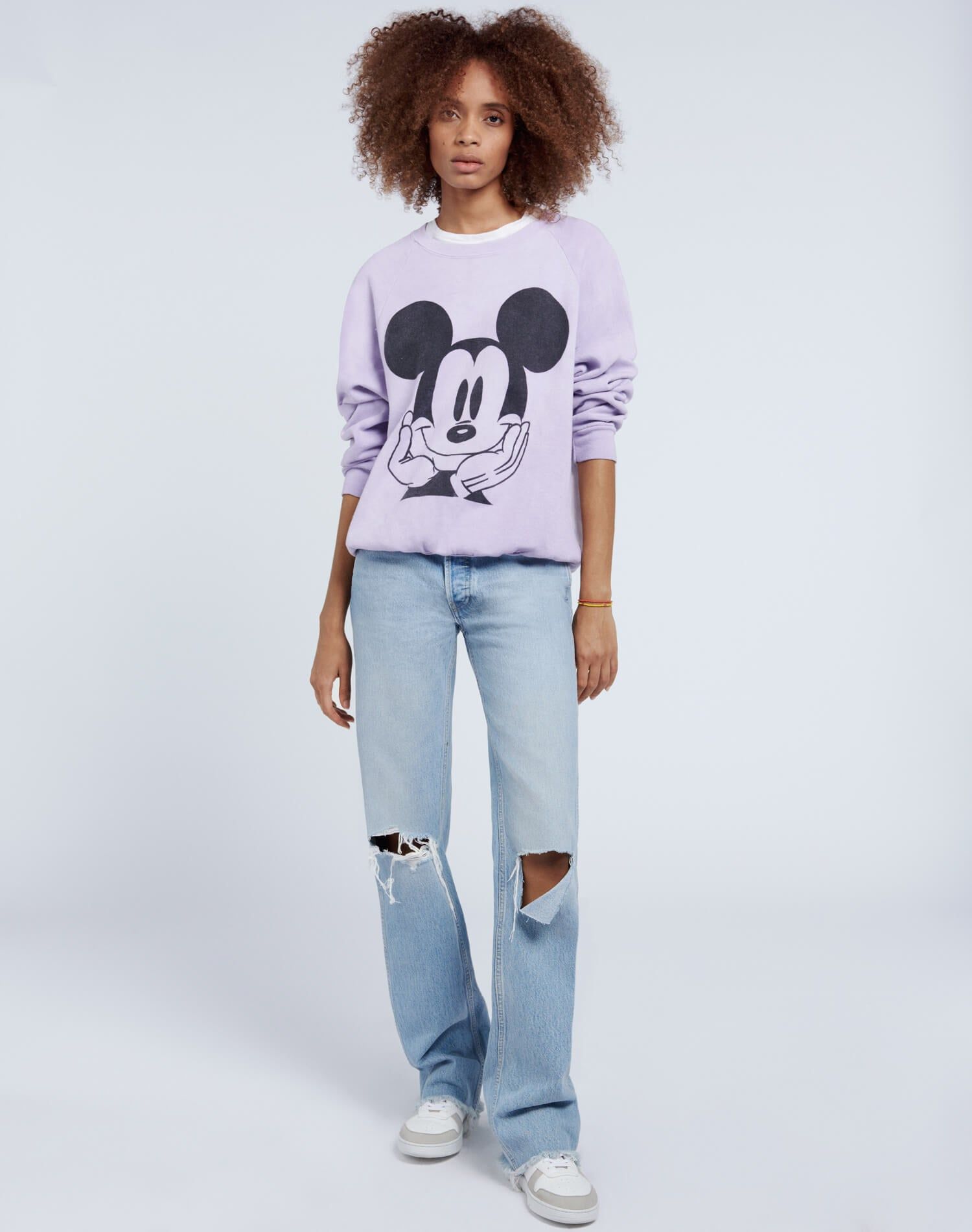 High Rise Loose - Breezy Indigo with Rips sold by Re/Done