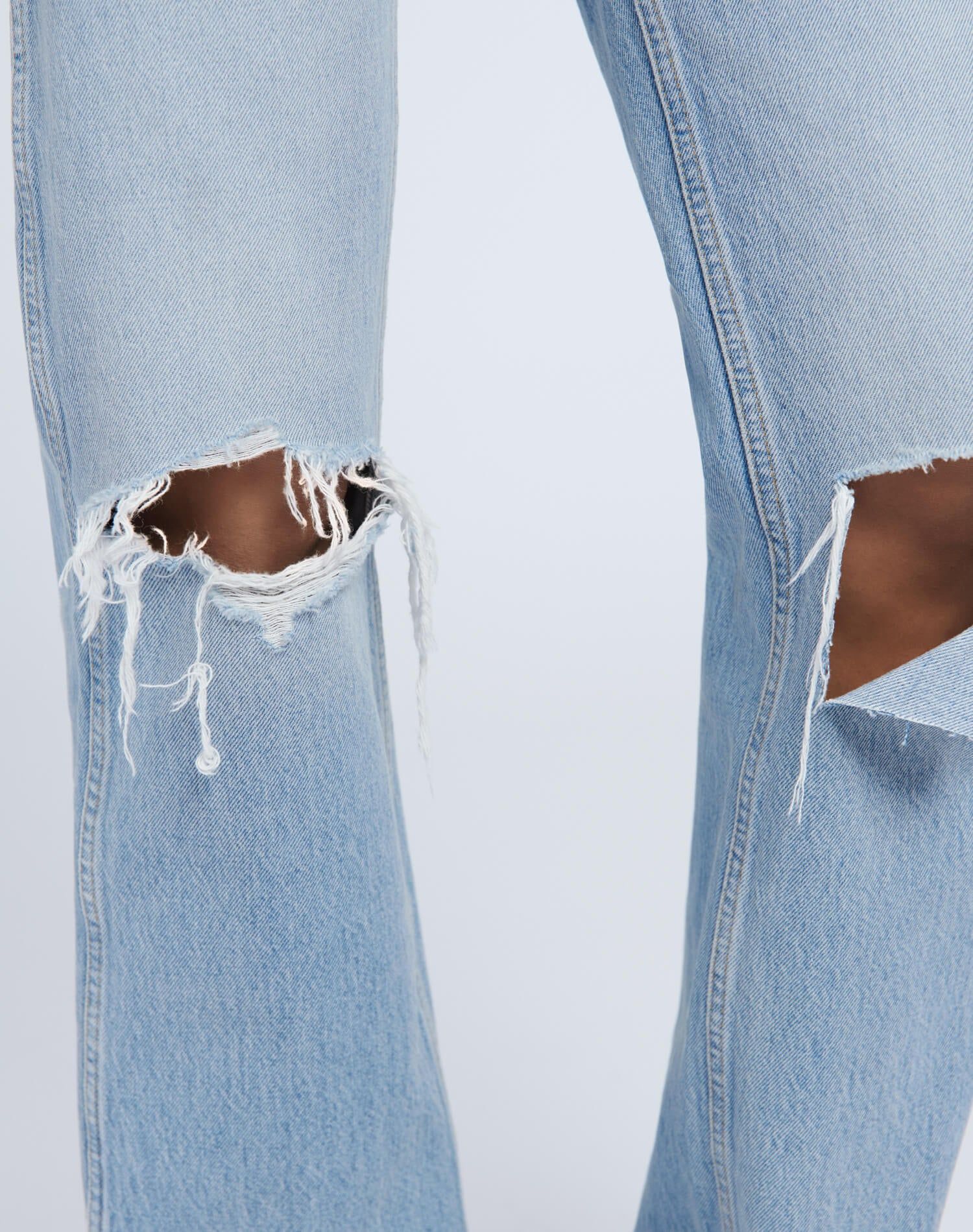 High Rise Loose - Breezy Indigo with Rips sold by Re/Done product image thumbnail 3