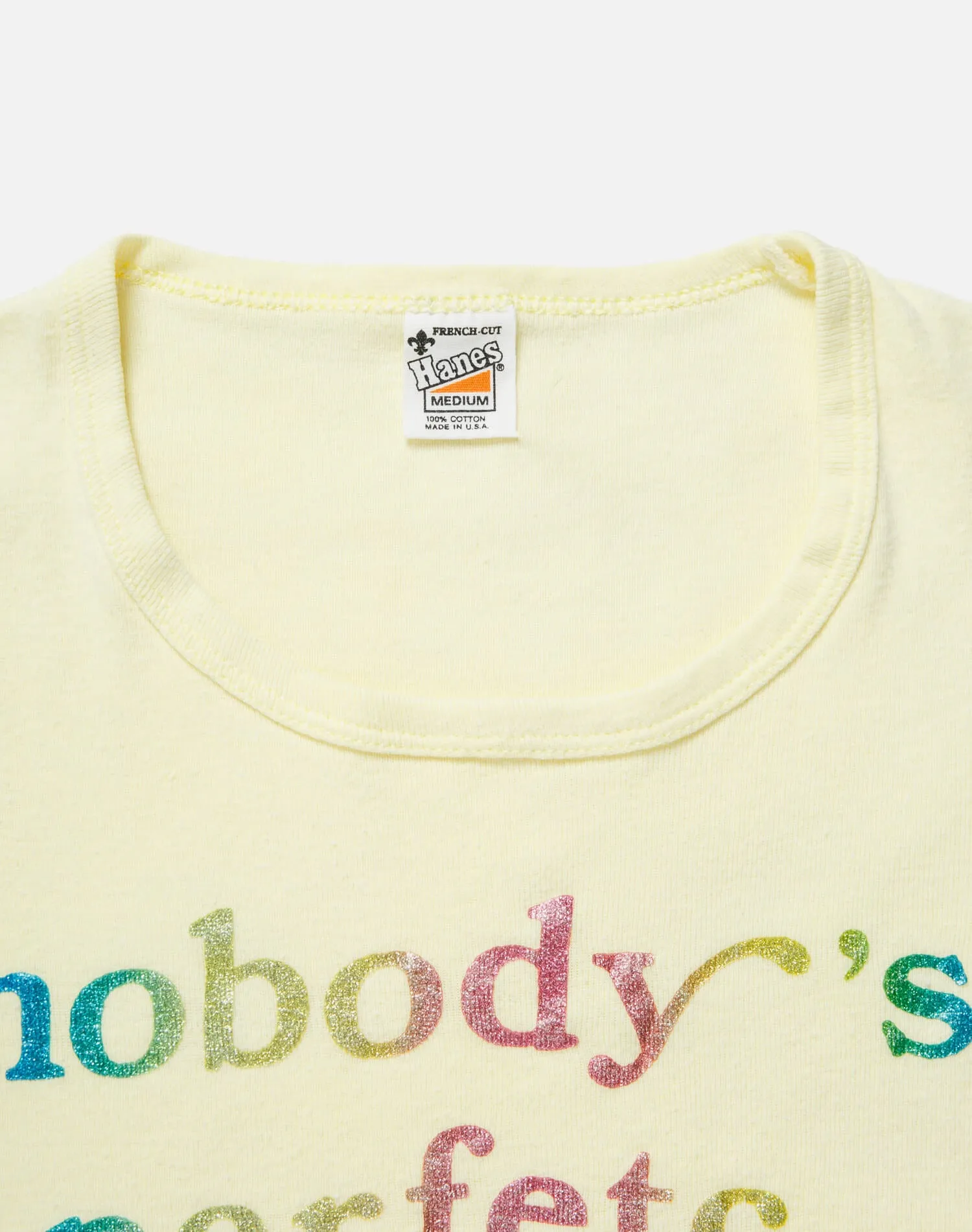70s Hanes Nobody's Perfetc Tee sold by Re/Done product image thumbnail 3