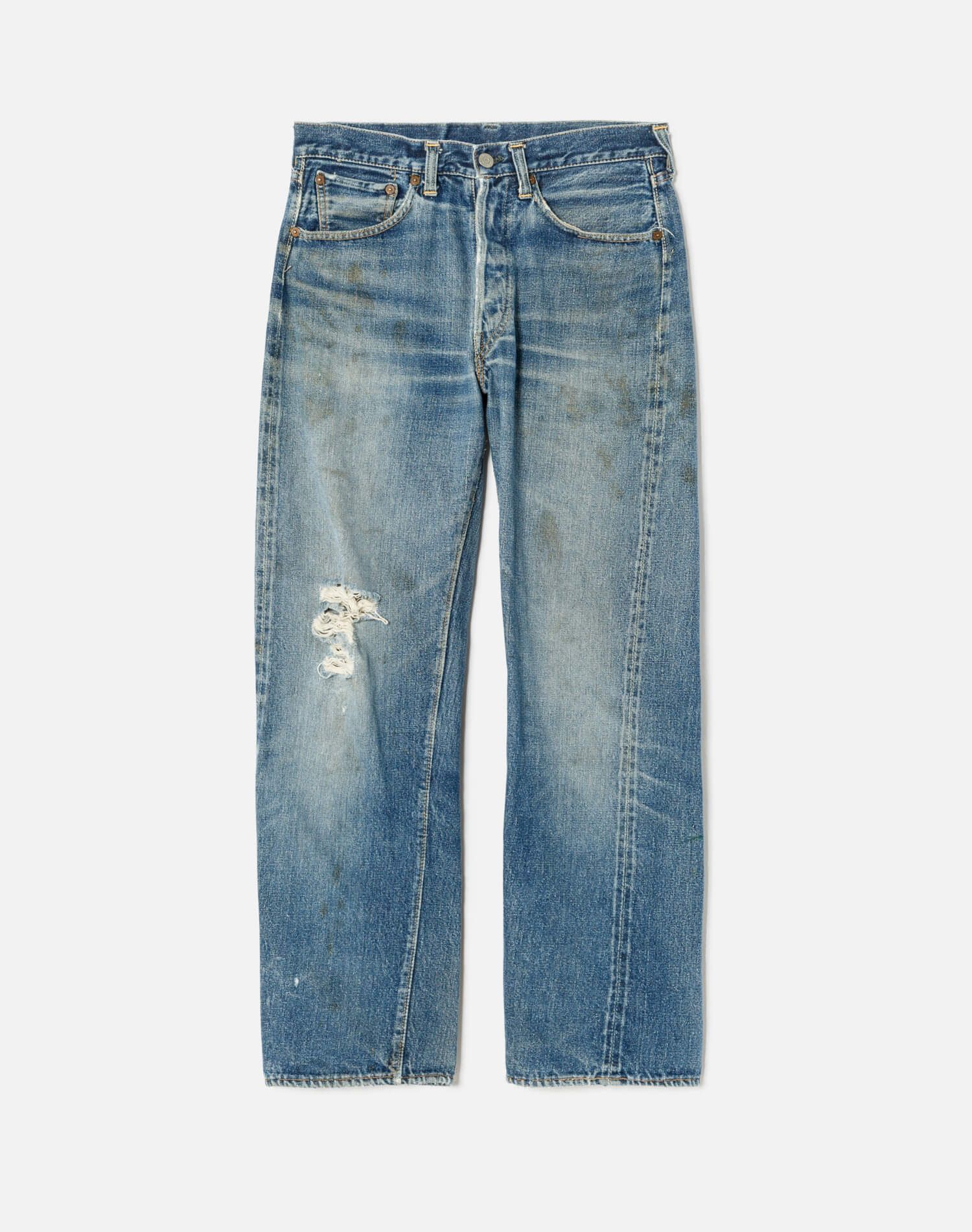 1950s Vintage Levi's 501 Selvedge Jean Size 25 - #134 sold by Re/Done