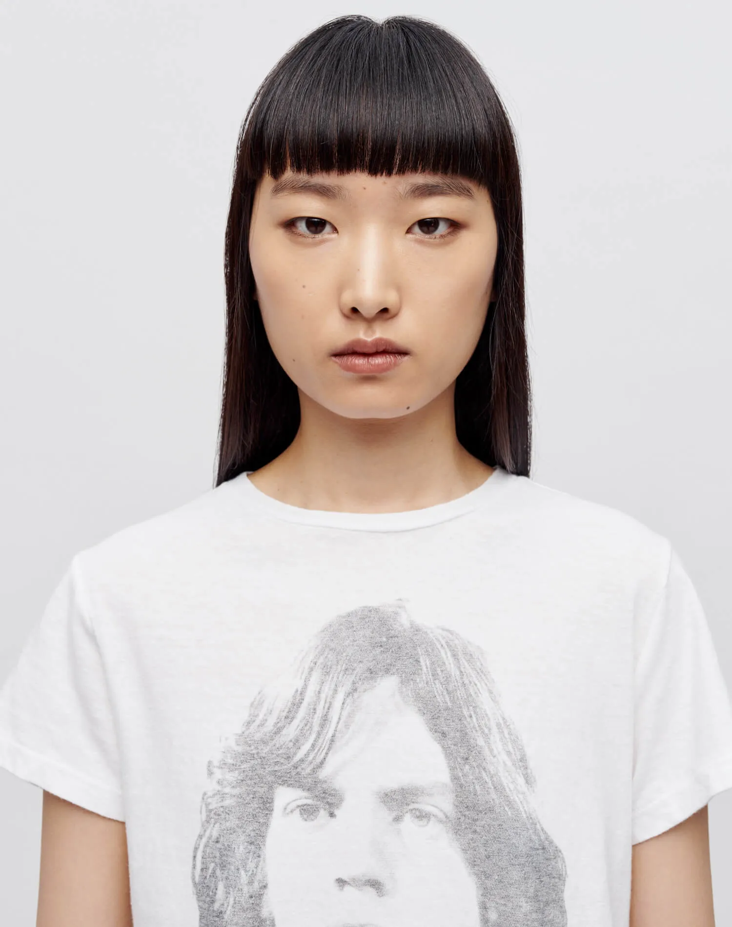 Classic "Mick Jagger" Tee - Optic White sold by Re/Done product image thumbnail 3
