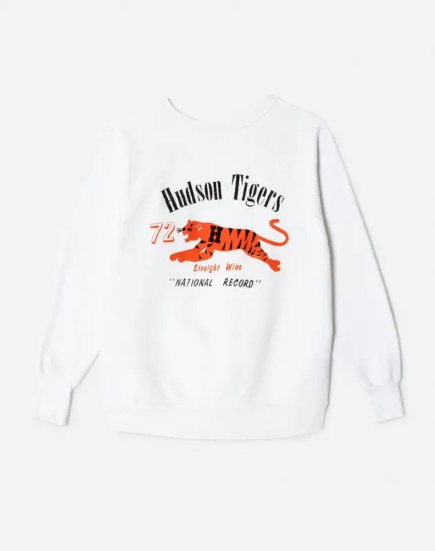 70s Hudson Tigers Sweatshirt - #34 made by Re/Done
