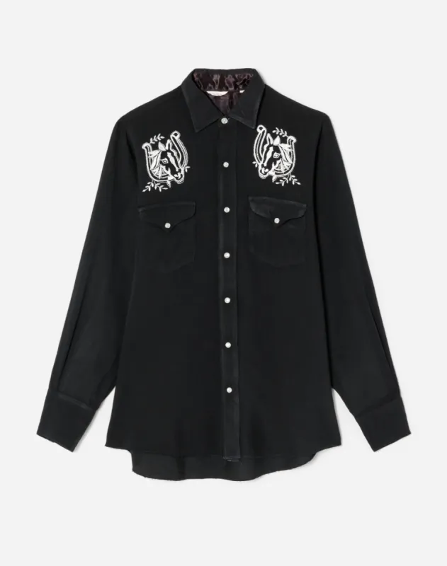 60s Western Metallic Shirt - #23 sold by Re/Done