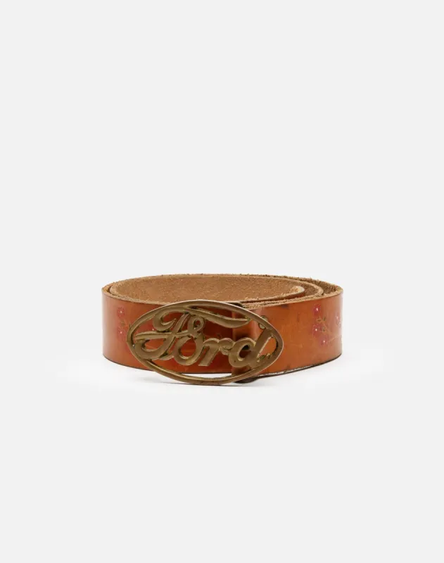 70s Bronze Ford Belt -#4 sold by Re/Done