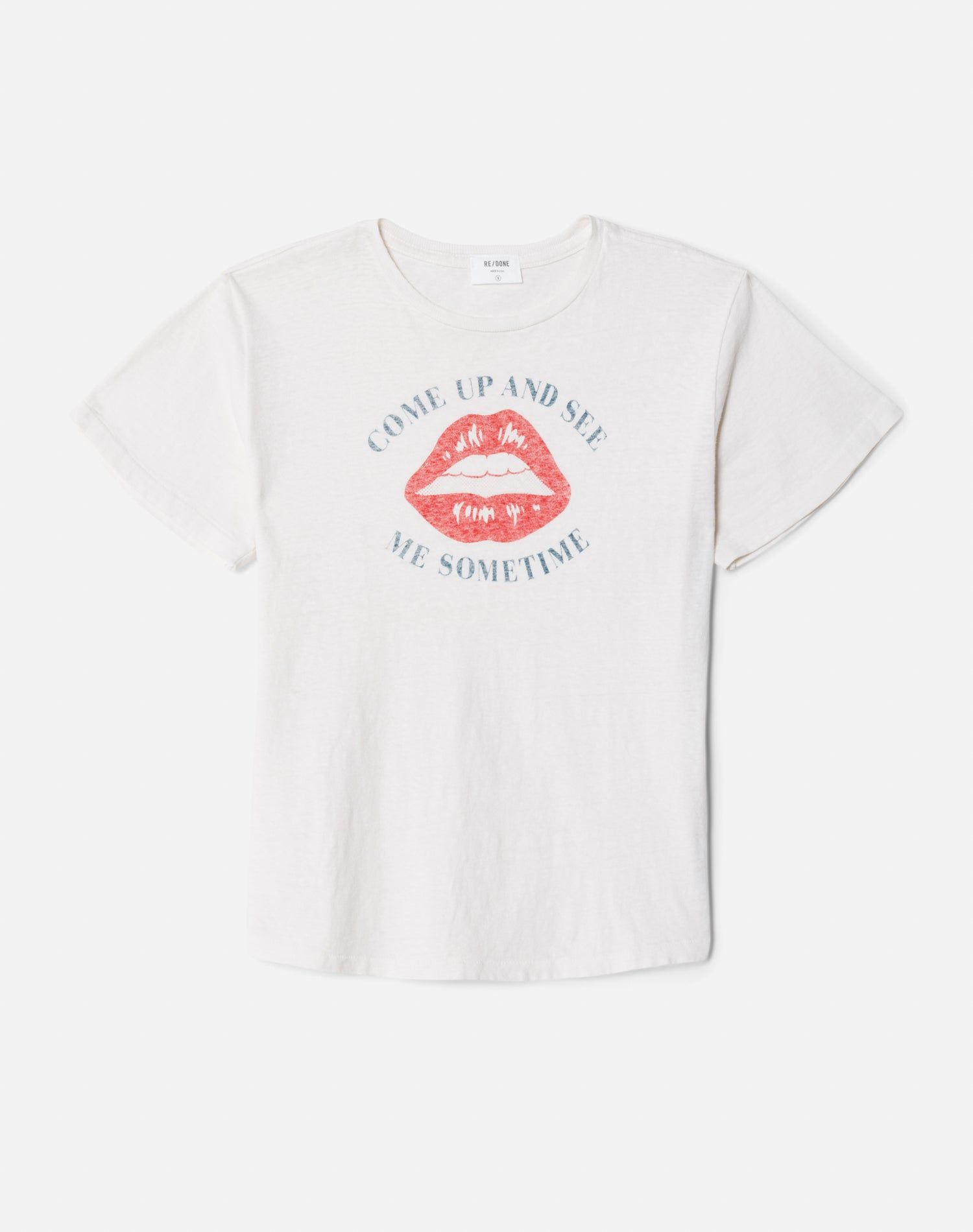 Classic "See Me Sometime" Tee - Vintage White sold by Re/Done