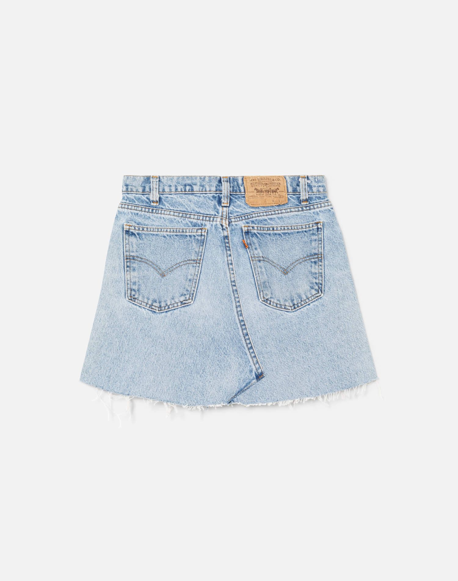 70s Orange Tab Levi's Denim Skirt sold by Re/Done product image thumbnail 2