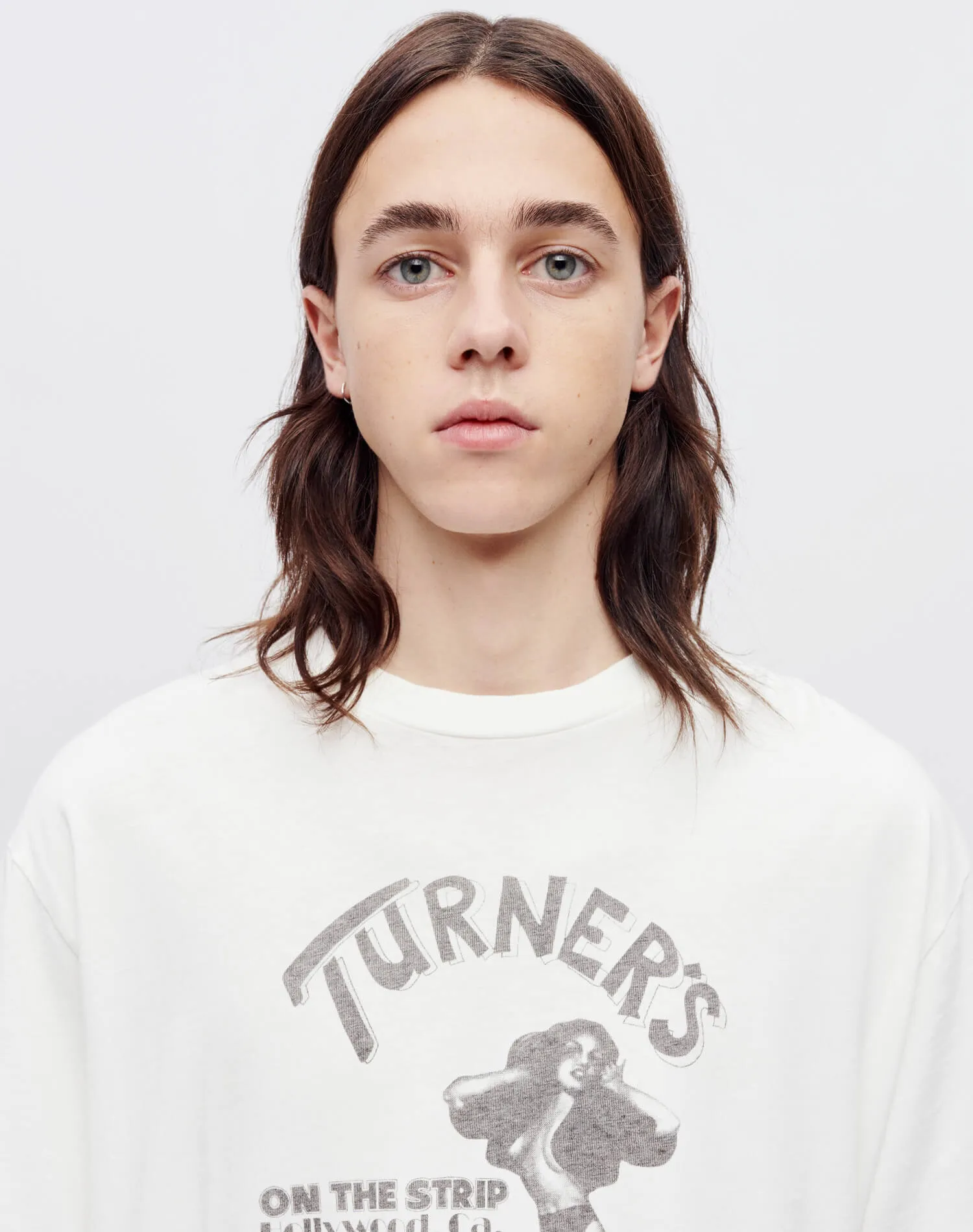 Loose "On The Strip" Tee - Old White sold by Re/Done product image thumbnail 3