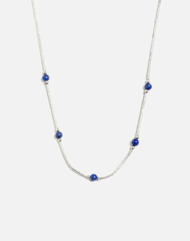 70s Sterling Tube Bead Choker sold by Re/Done