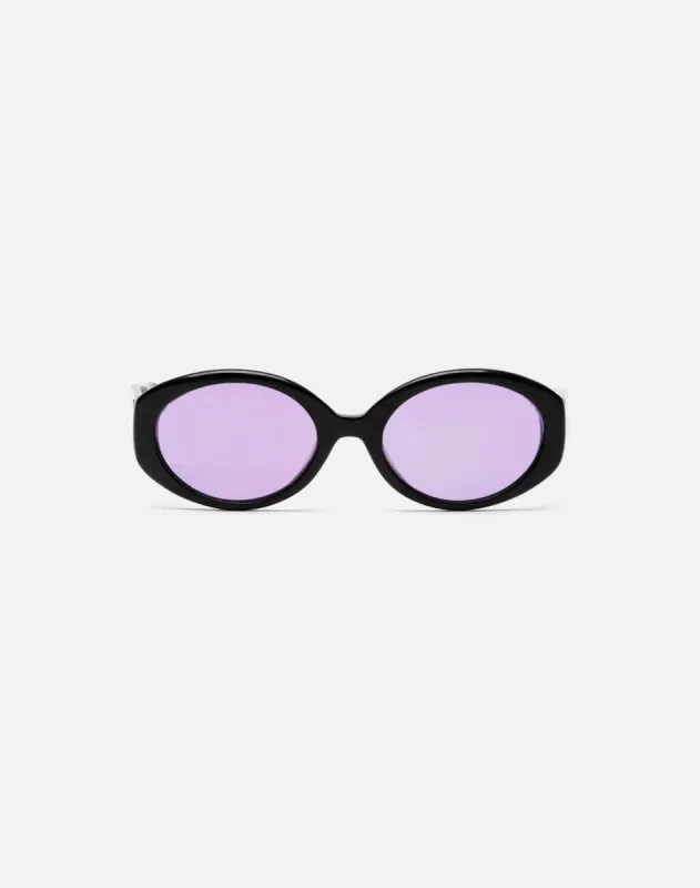 60s Zebra Purple Lens Sunglasses sold by Re/Done