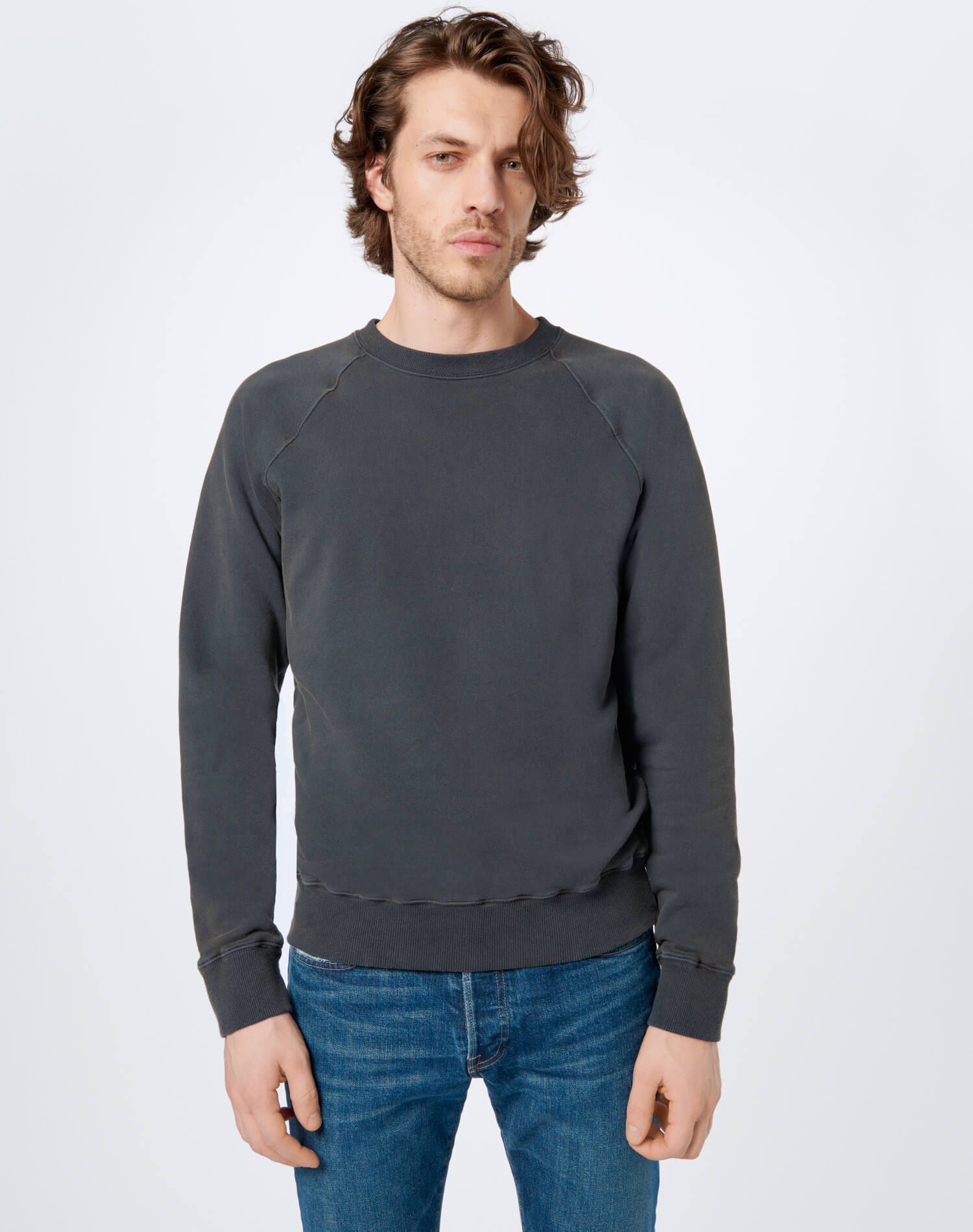 50s Crewneck Sweatshirt - Vintage Black sold by Re/Done product image thumbnail 3