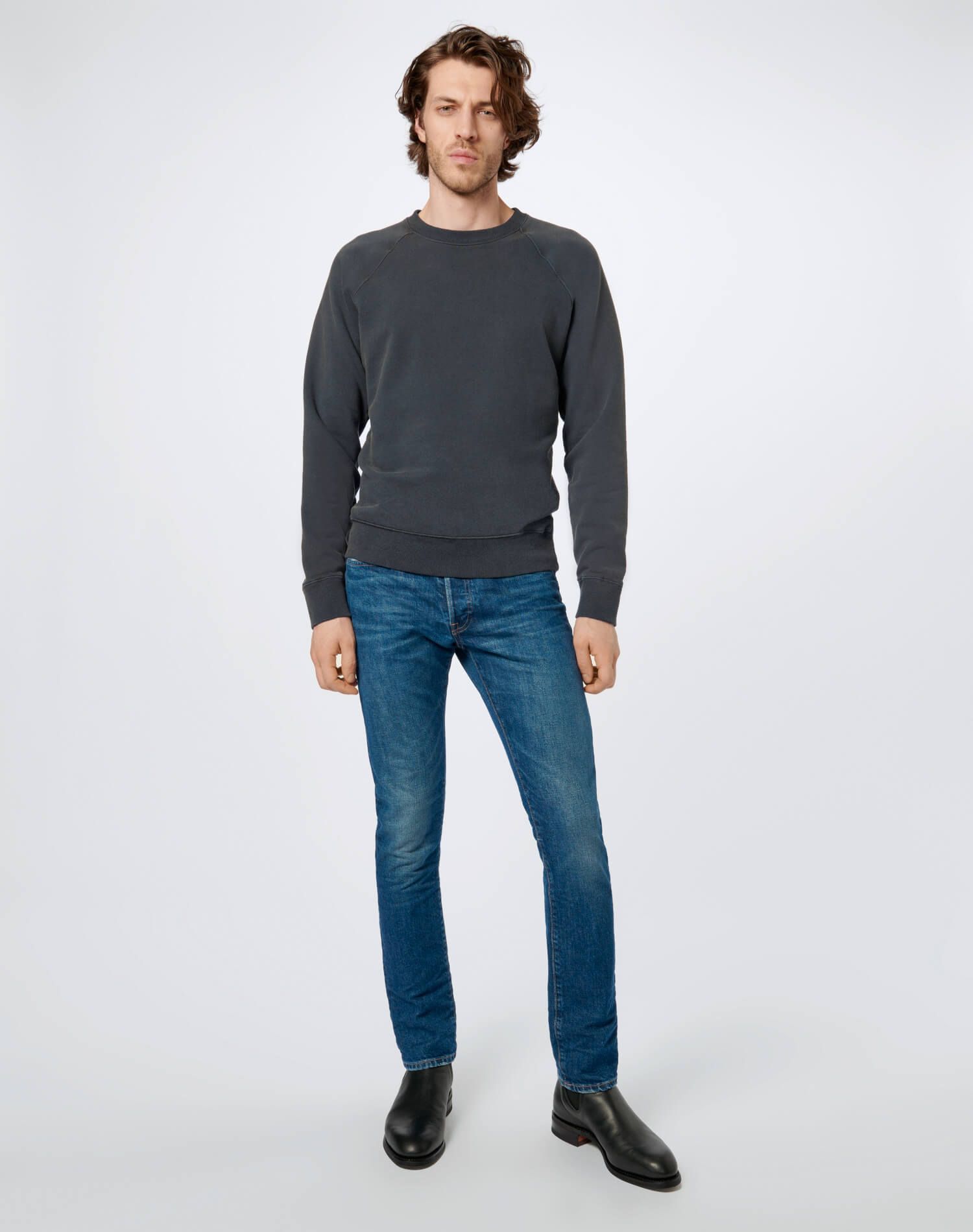 50s Crewneck Sweatshirt - Vintage Black sold by Re/Done product image thumbnail 4