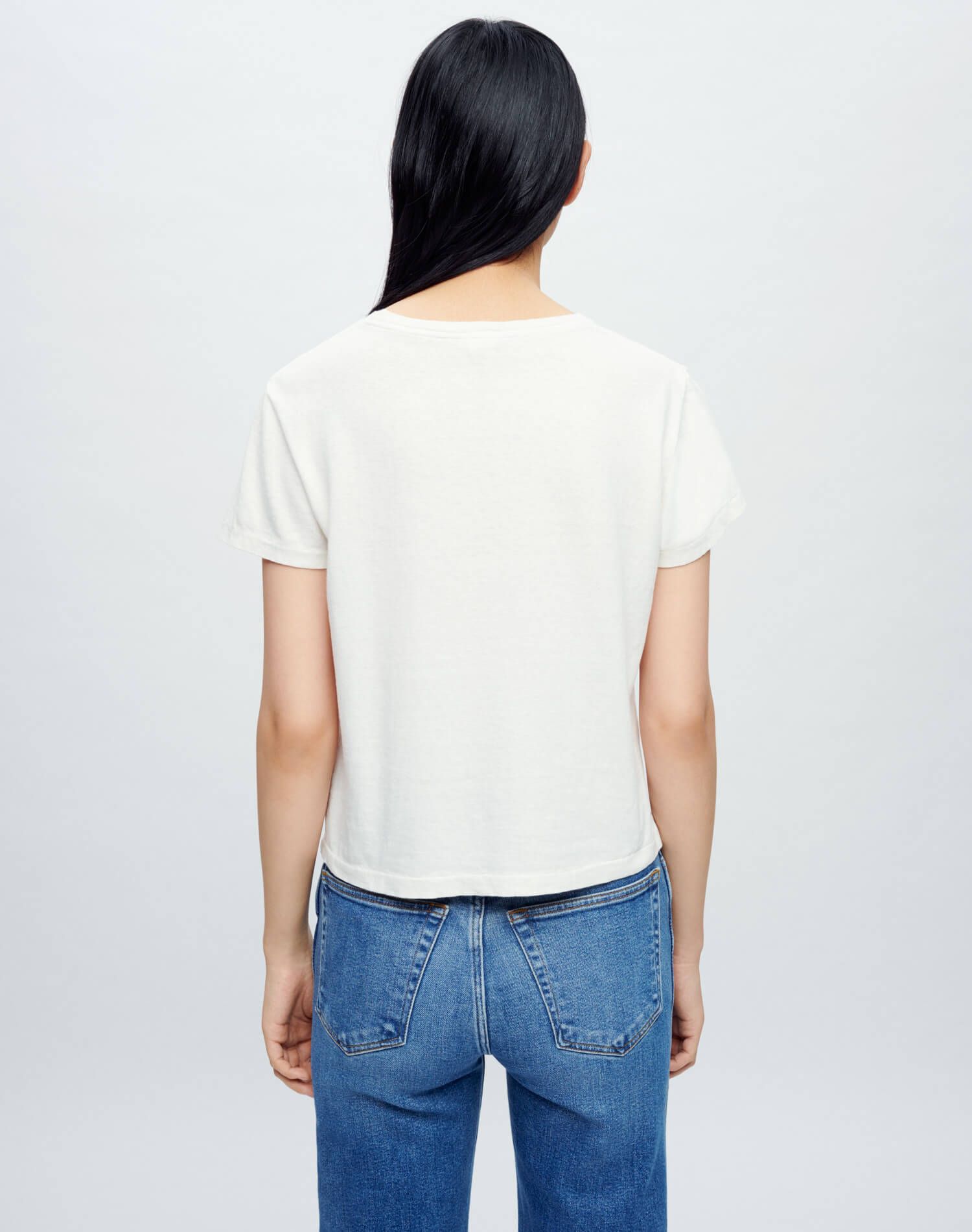 Classic Tee "Lucy Cute" - Vintage White sold by Re/Done product image thumbnail 4