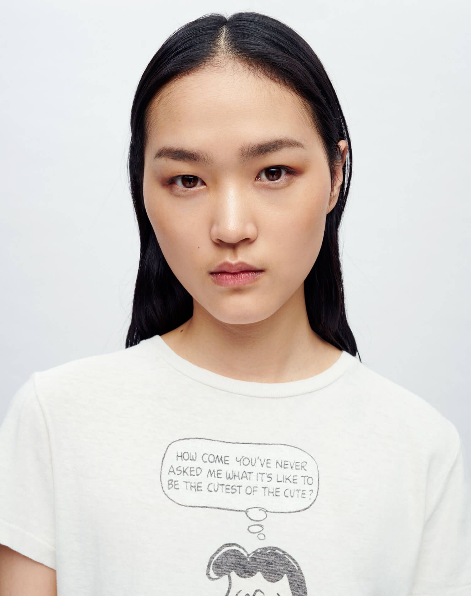 Classic Tee "Lucy Cute" - Vintage White sold by Re/Done product image thumbnail 3