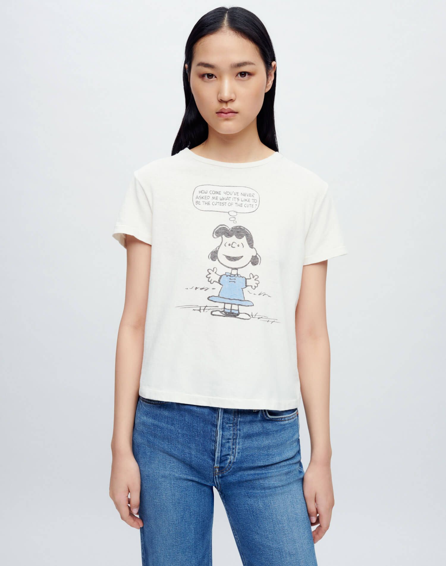 Classic Tee "Lucy Cute" - Vintage White sold by Re/Done product image thumbnail 2