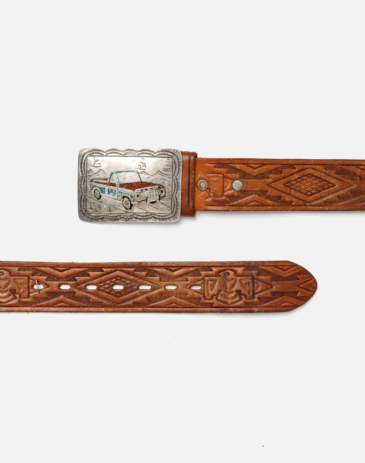 60s Handmade Navajo Belt -#2 sold by Re/Done product image thumbnail 2