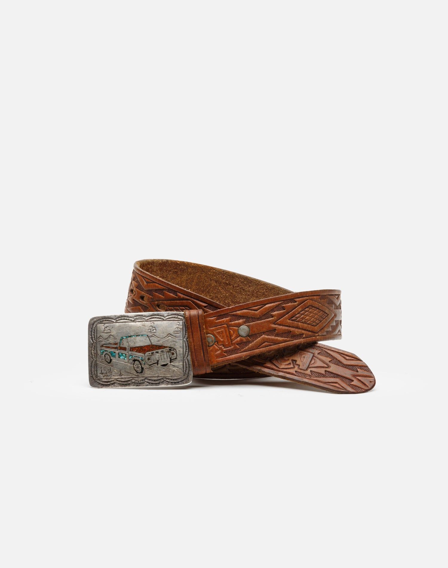 60s Handmade Navajo Belt -#2 sold by Re/Done product image thumbnail 3