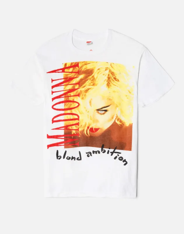 1990 Madonna Blond Ambition Tee made by Re/Done