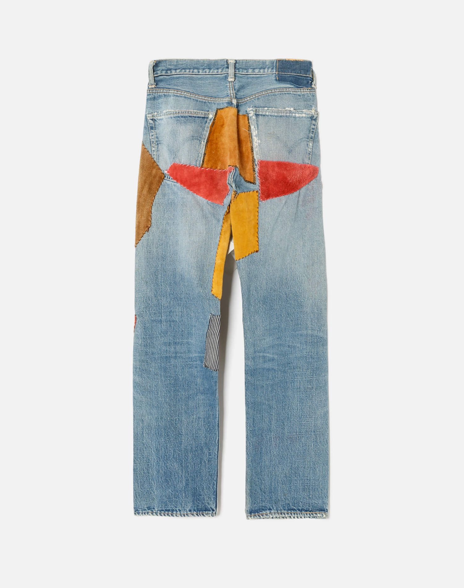 1950s Vintage Levi's 501 Redline Selvedge Patchwork Jean Size 26 - #142 sold by Re/Done product image thumbnail 2
