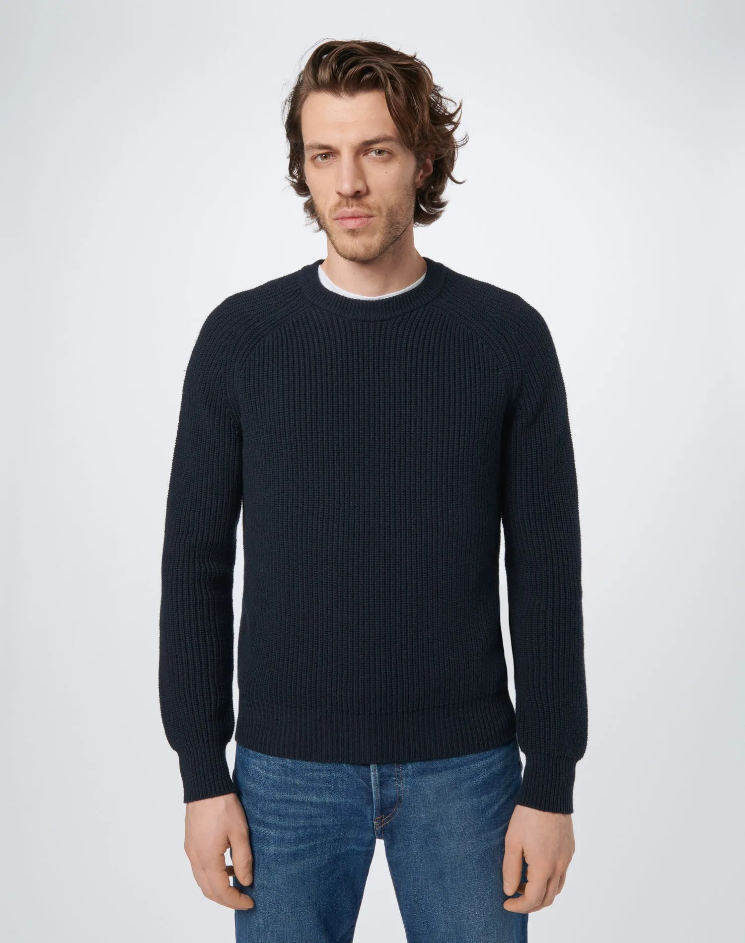 60s Fisherman Crewneck - Navy sold by Re/Done product image thumbnail 3