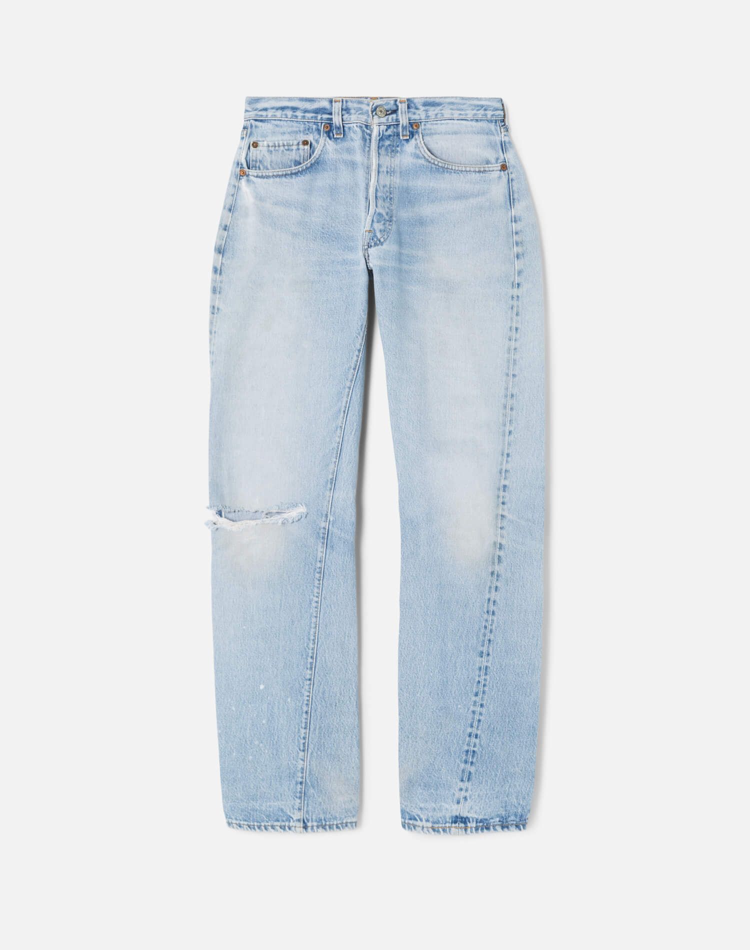 80s Levi's 501 Selvedge Ripped Jeans - #664 sold by Re/Done