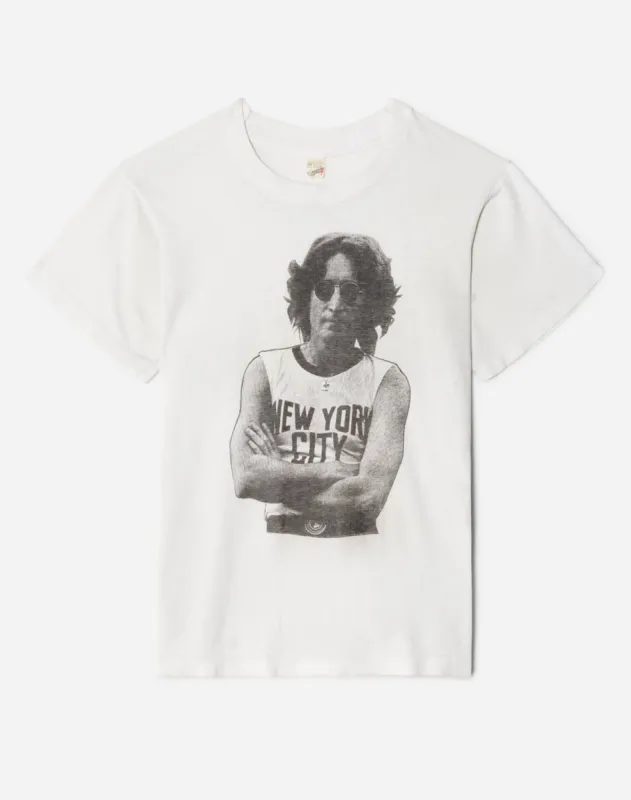 70s John Lennon New York City Tee sold by Re/Done