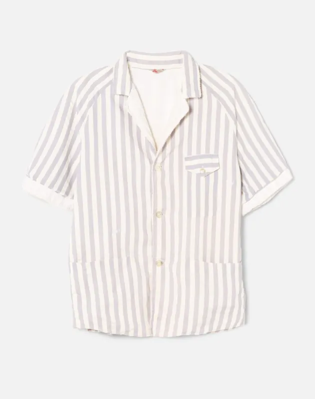 70s Terry Lined Cabana Shirt in Size Large sold by Re/Done