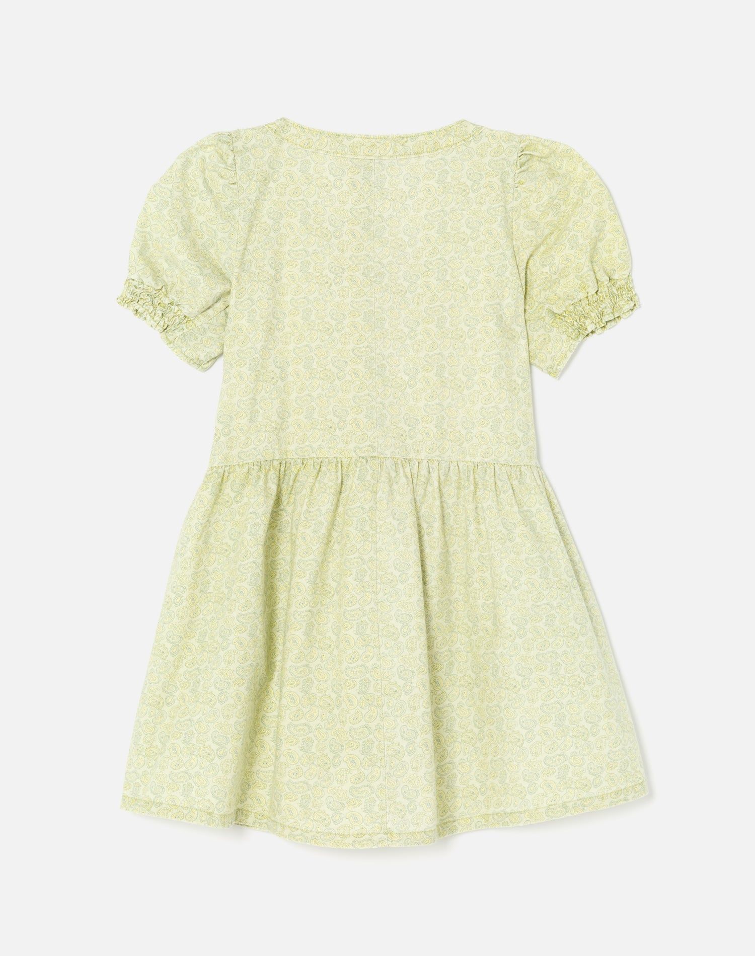 70s V Neck Babydoll Dress - Citrus Paisley sold by Re/Done product image thumbnail 2