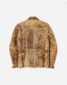 40s Blanket Lined Leather Jacket sold by Re/Done