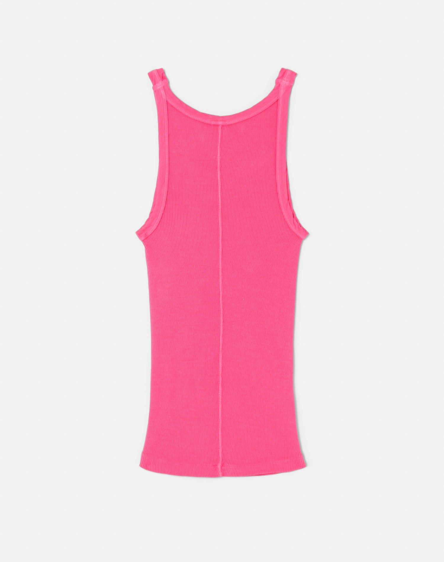 Hanes Ribbed Tank - Fuchsia sold by Re/Done product image thumbnail 2