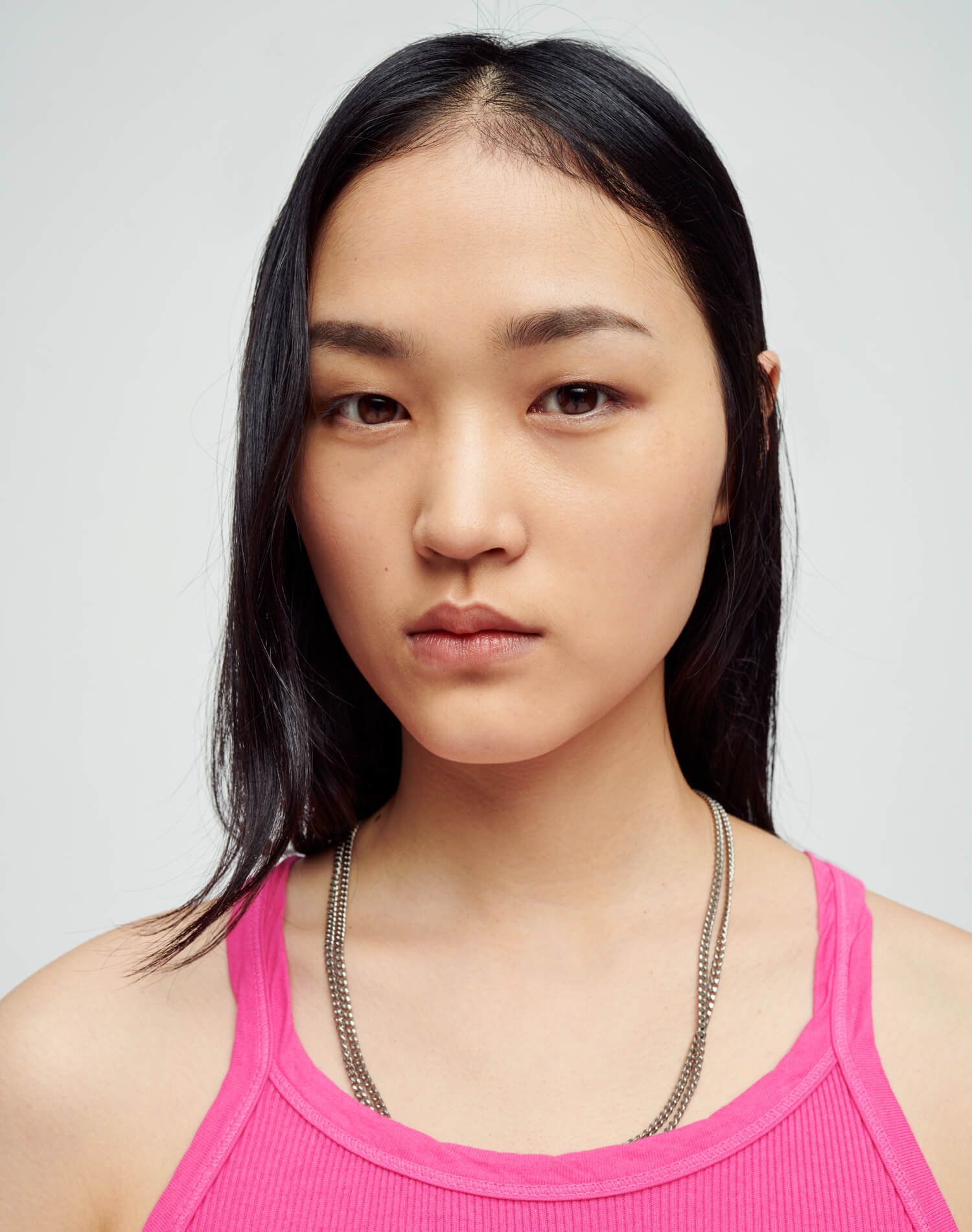 Hanes Ribbed Tank - Fuchsia sold by Re/Done product image thumbnail 5